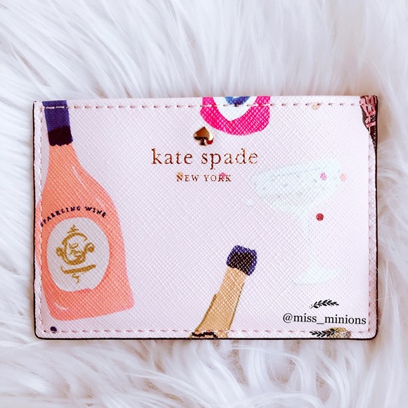 kate spade Handbags - 🍾Kate Spade Finer Things Champagne Cardholder🍾
